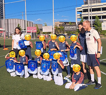 パリ・サン＝ジェルマンFCコーチによるサッカークリニック開催